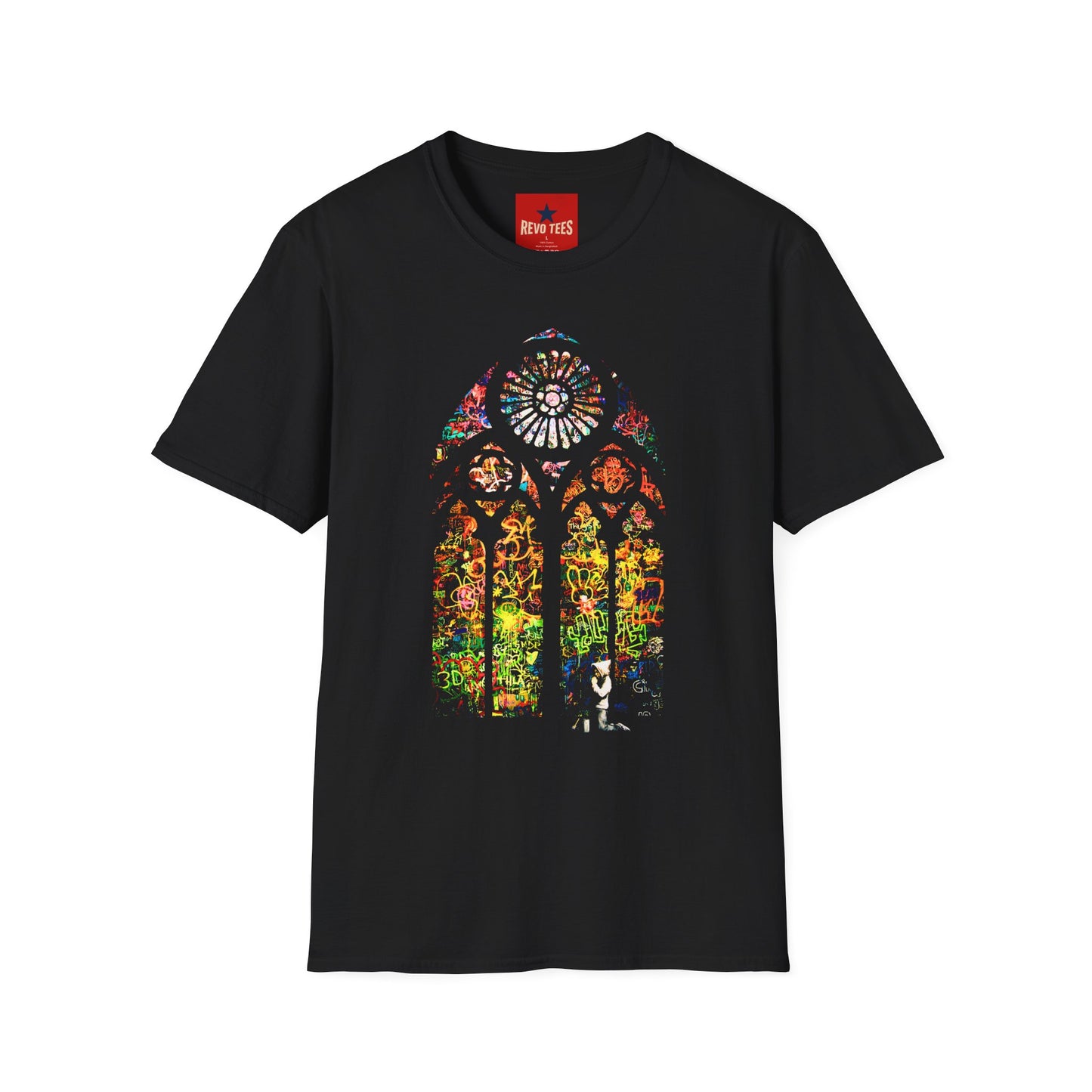 Banksy Stained T-Shirt — Graphic Tee