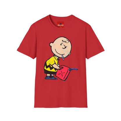 Banksy Novelty Cartoon Graphic T-Shirt — Naughty Charlie