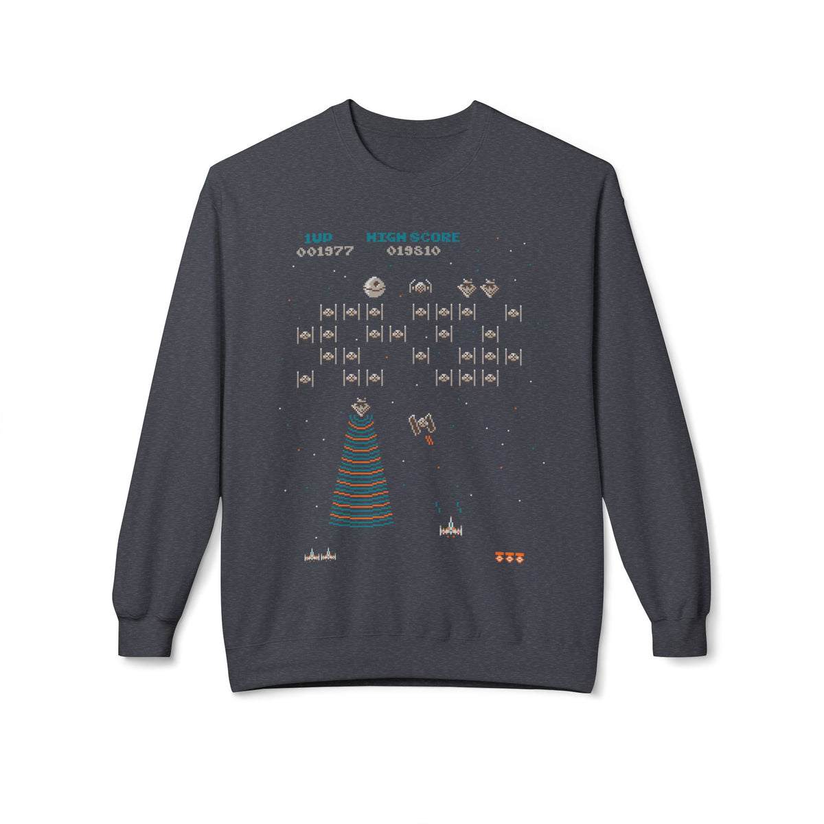 Retro Space Invaders Christmas Sweatshirt