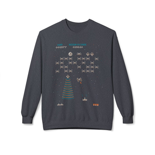 Retro Space Invaders Christmas Sweatshirt