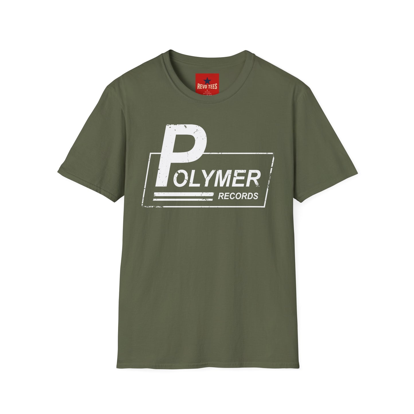 Polymer Records Iconic Label - Unisex Softstyle T-Shirt
