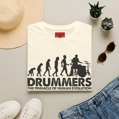 Evolution of Drummers - Unisex Softstyle T-Shirt