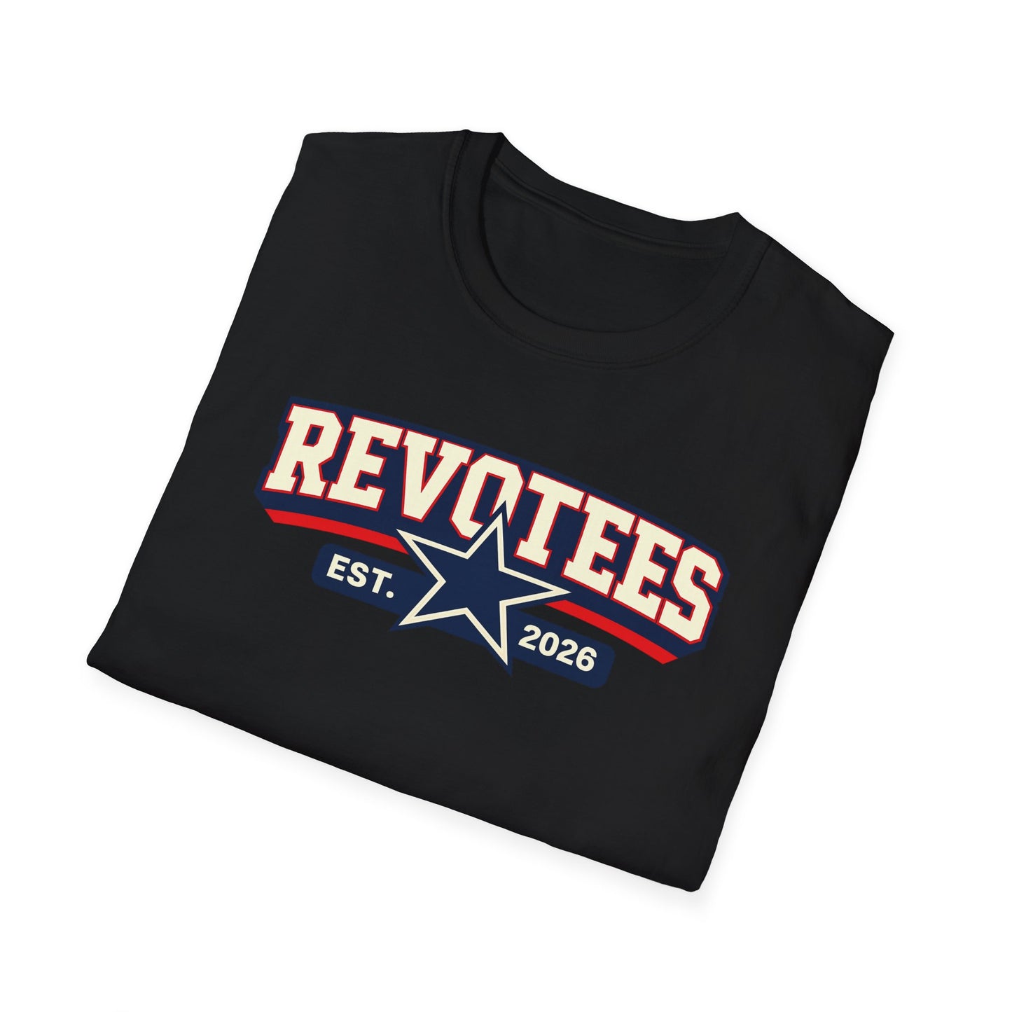 Revotees EST. 2026 Graphic T-Shirt — Retro Star Sports Logo