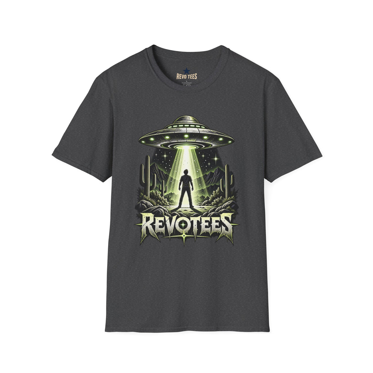 REVOTEES Alien Abduction – Sci‑Fi UFO Graphic Tee