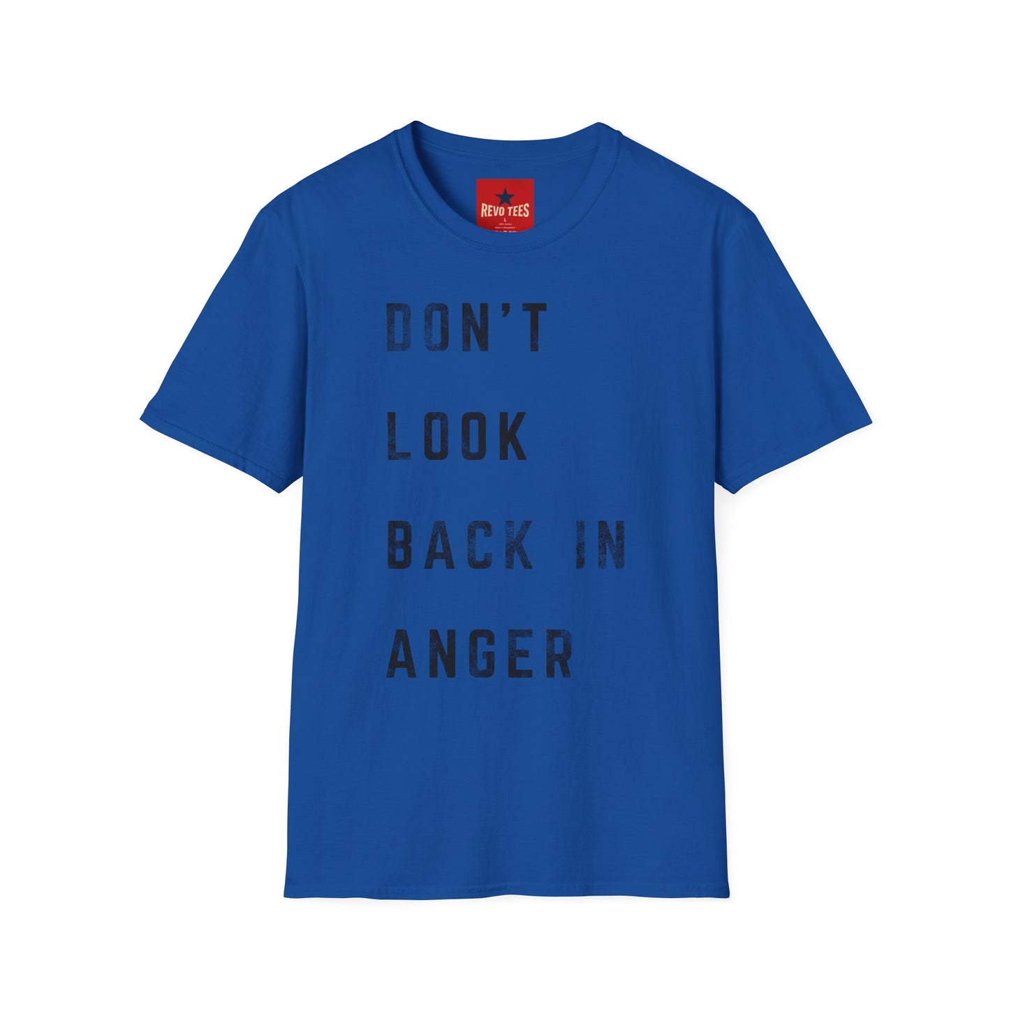 Don't Look Back In Anger T-Shirt — Retro Oasis Song Lyric Tee