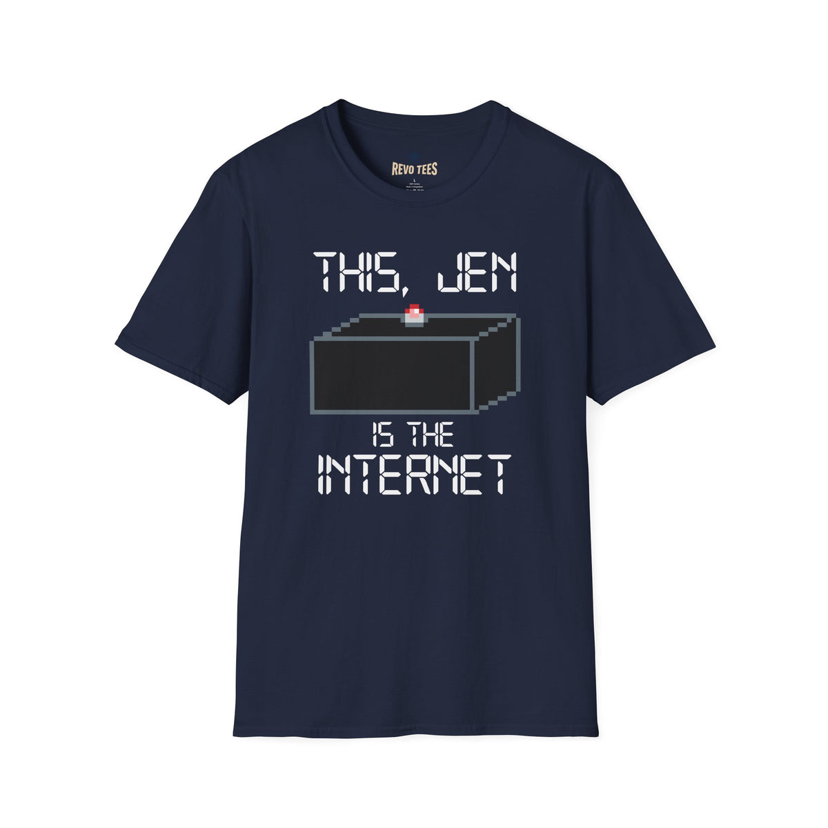 Revotees This Jen Is the Internet Retro Pixel T-Shirt - alternate view 7