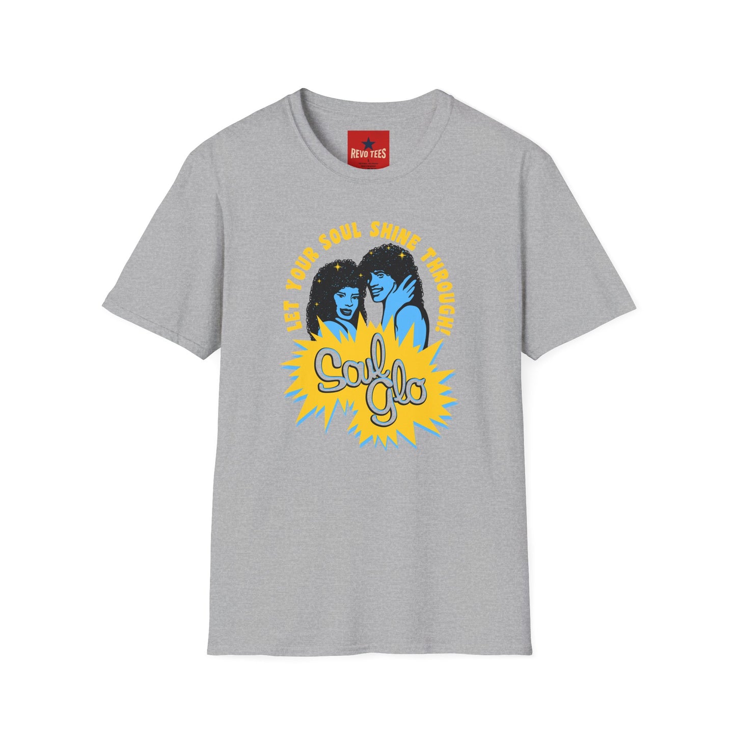 Soul Glo Retro Tee — "Let Your Soul Shine Through" 80s-Inspired Graphic T-Shirt