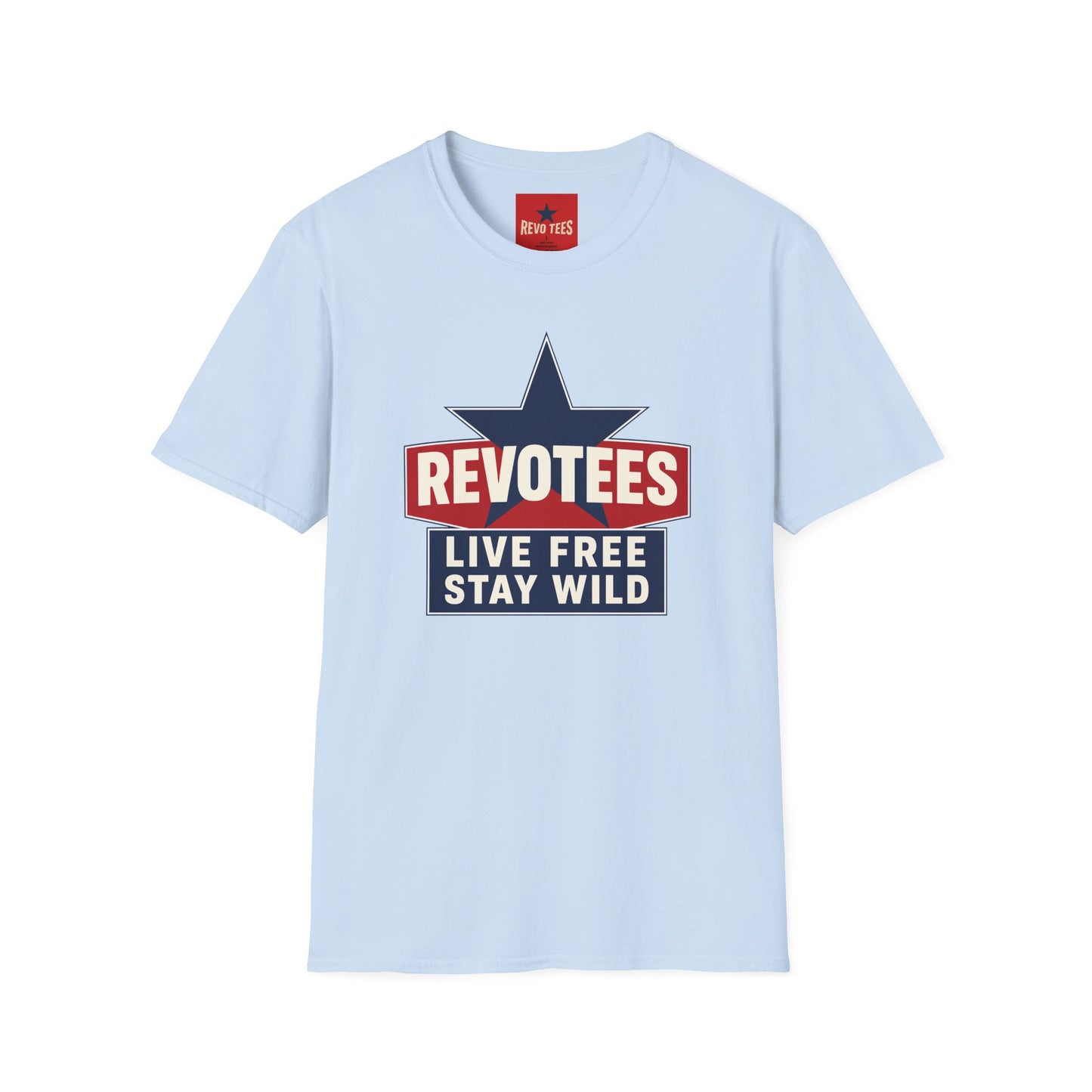 REVOTEES “Live Free Stay Wild” Retro Star Tee