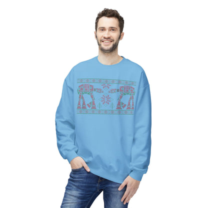 Star Wars AT-AT Holiday Sweater Crewneck Sweatshirt