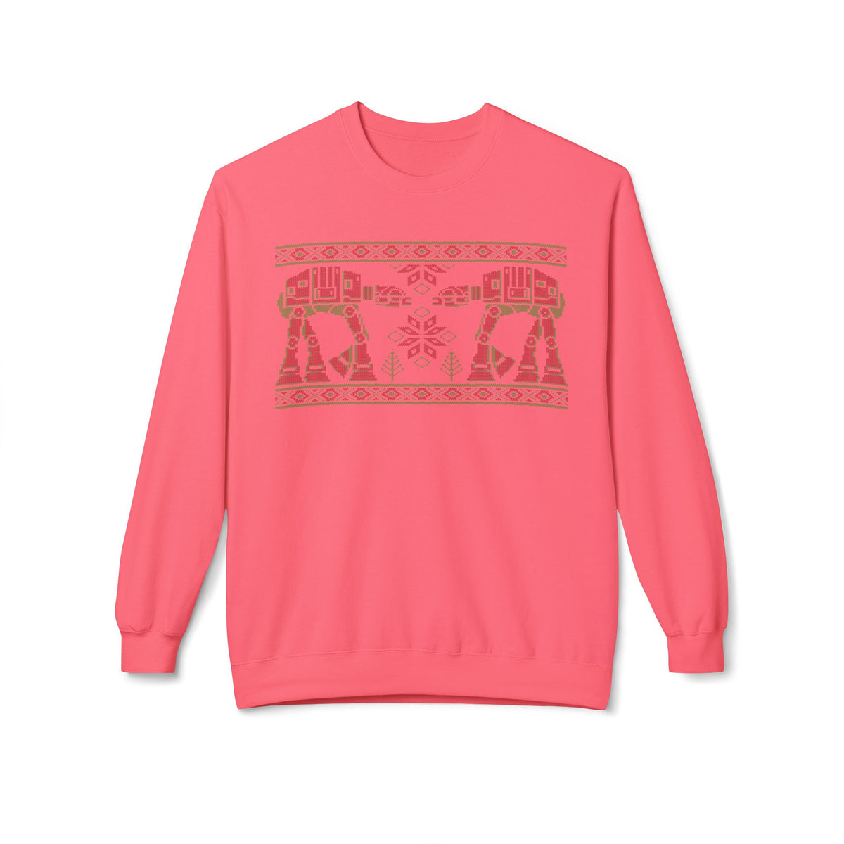 Star Wars AT-AT Holiday Sweater Crewneck Sweatshirt
