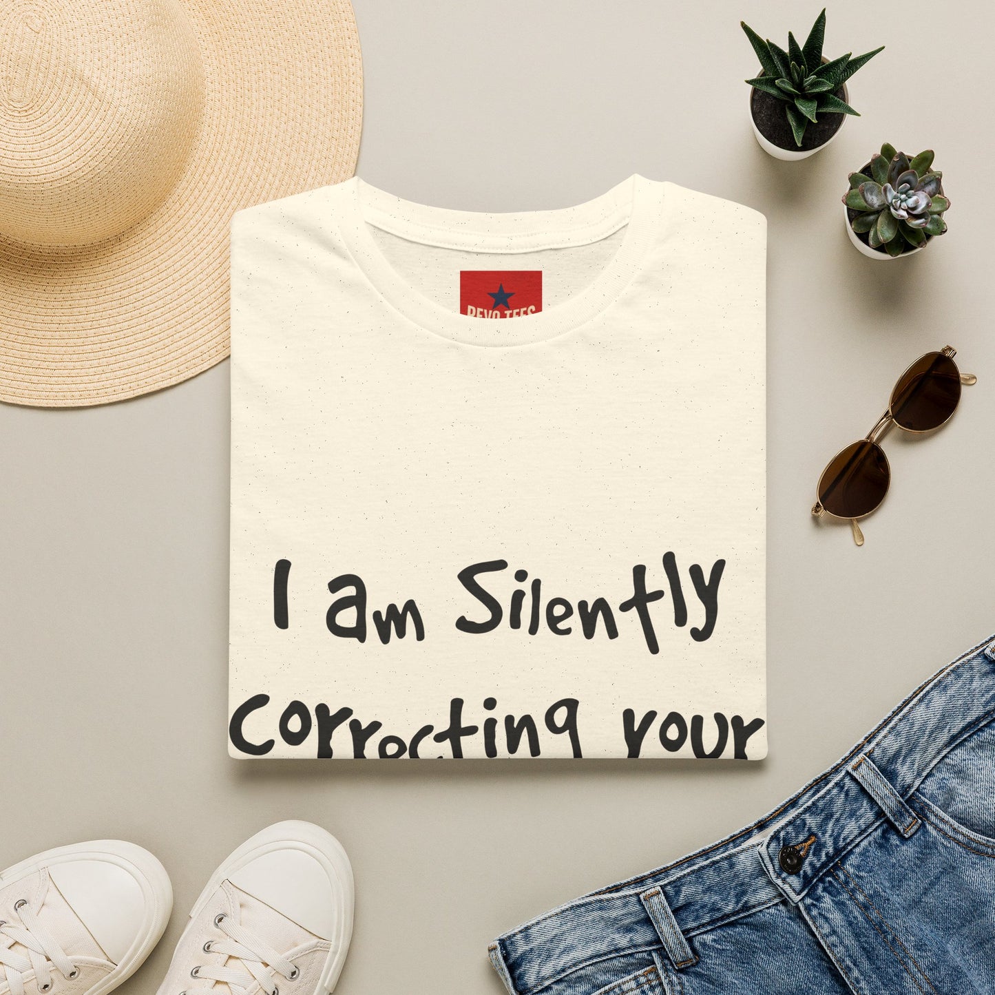 I'm Silently Correcting Your Grammar - Unisex Softstyle T-Shirt