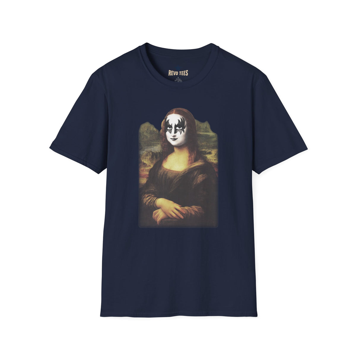 Revotees Hard Rock Kiss Unisex Softstyle T-Shirt - alternate view 10
