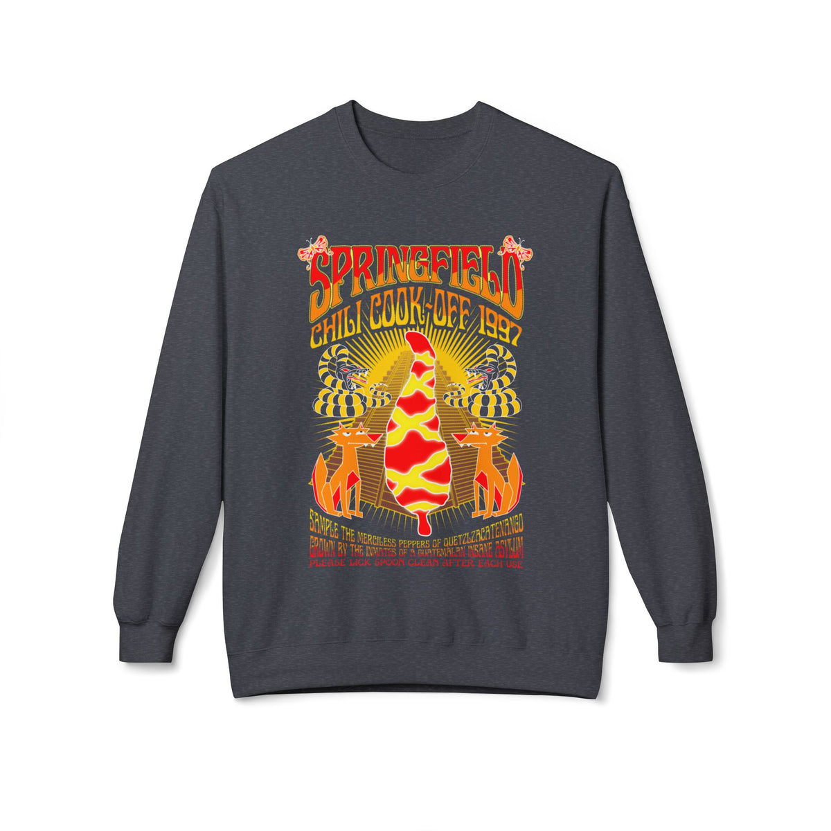 Chili Cook-Off Crewneck Sweatshirt — Springfield Chili Festival Graphic