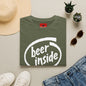 Beer Inside T-Shirt — Funny Craft Beer Logo Tee for Beer Lovers