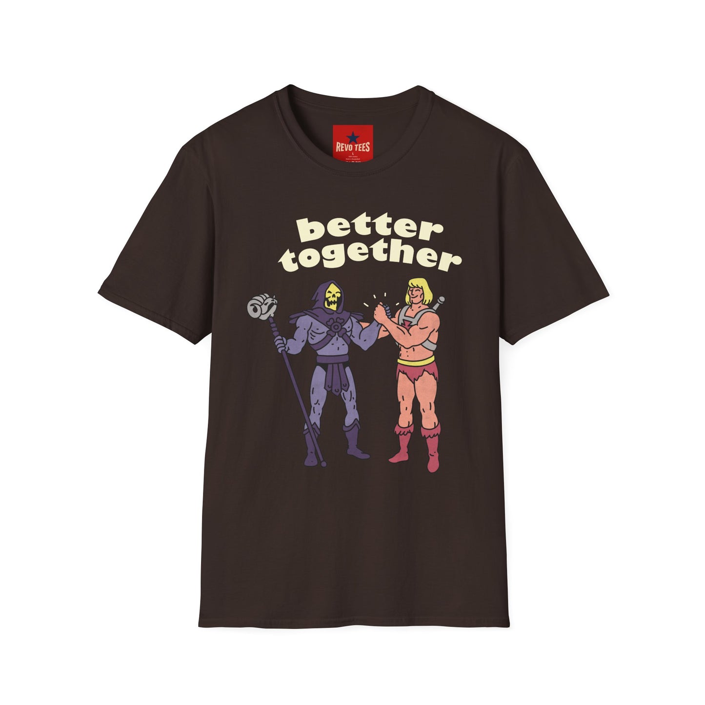 Better Together T-Shirt — Skeletor & He-Man Retro Graphic Tee