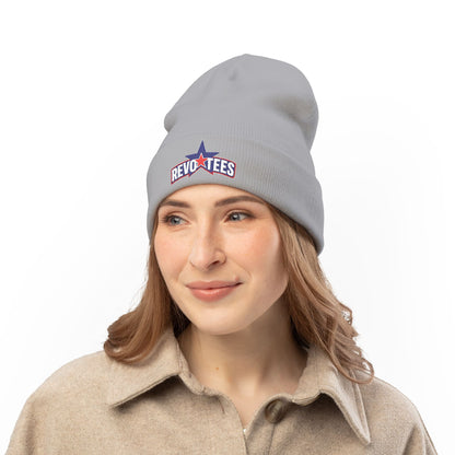 Embroidered 'Revotees' Star Knit Beanie — Patriotic Winter Hat