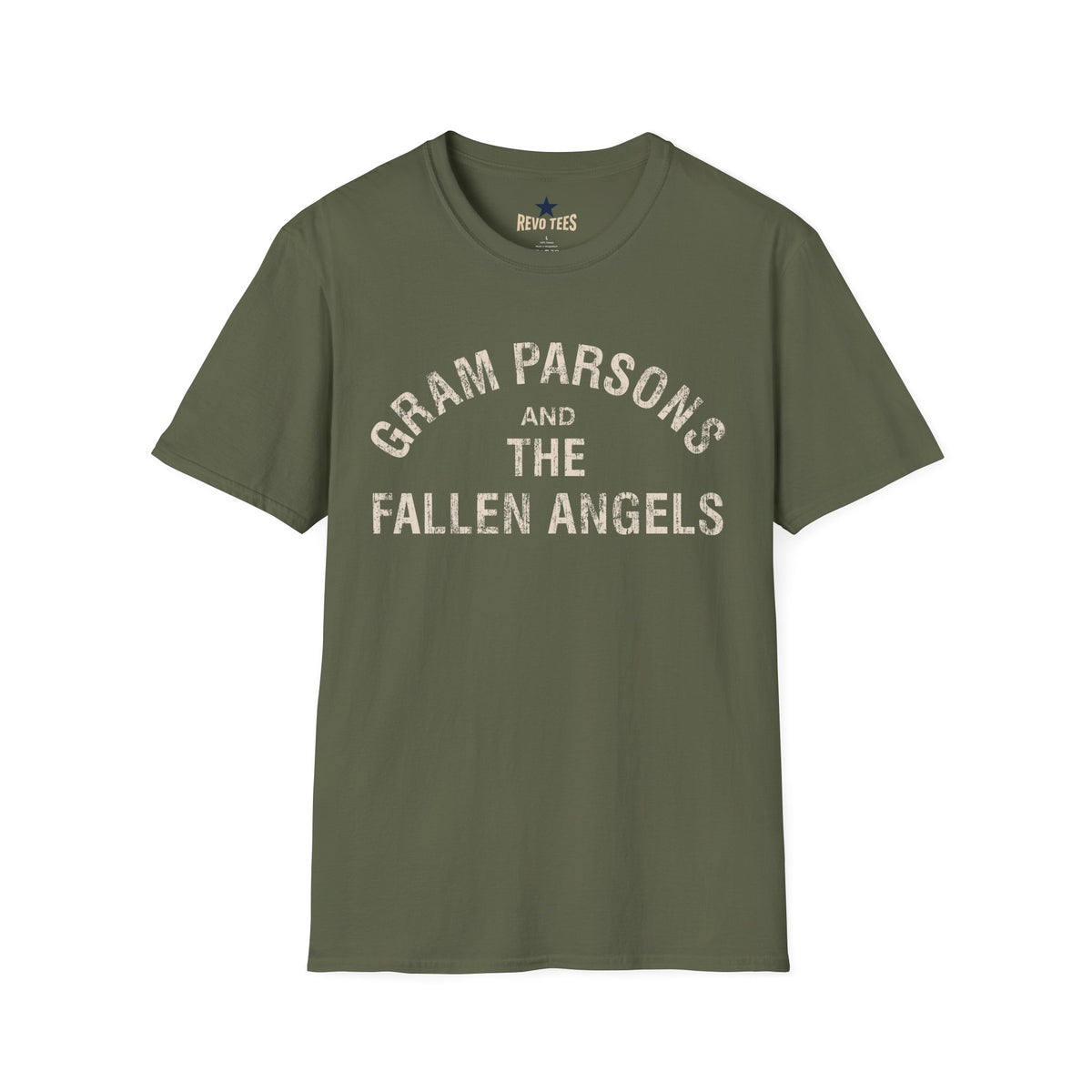 Revotees Gram Parsons Unisex Softstyle T-Shirt - alternate view 5