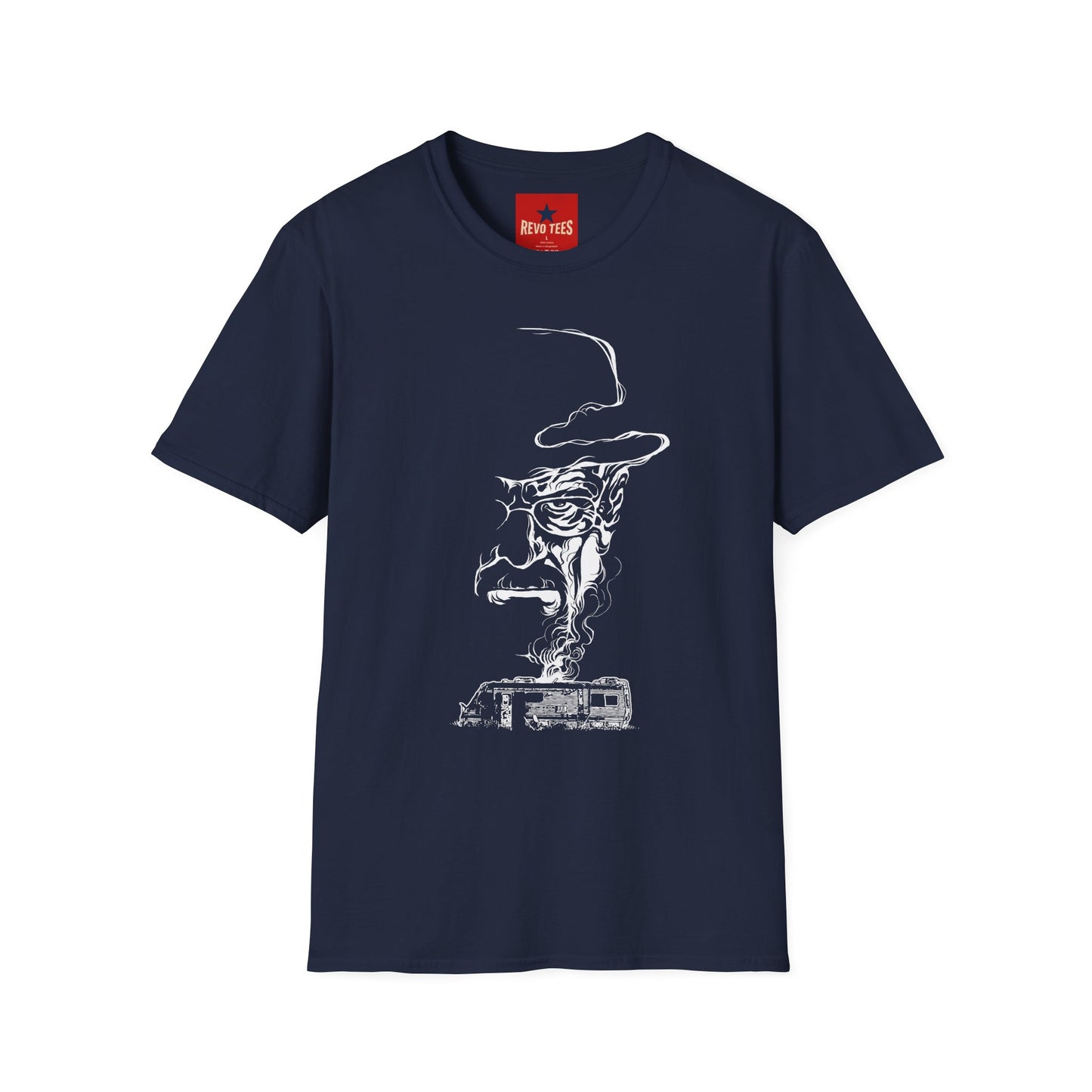Mystic Skull & Top Hat T-Shirt — Gothic Smoke Witchcraft Tee