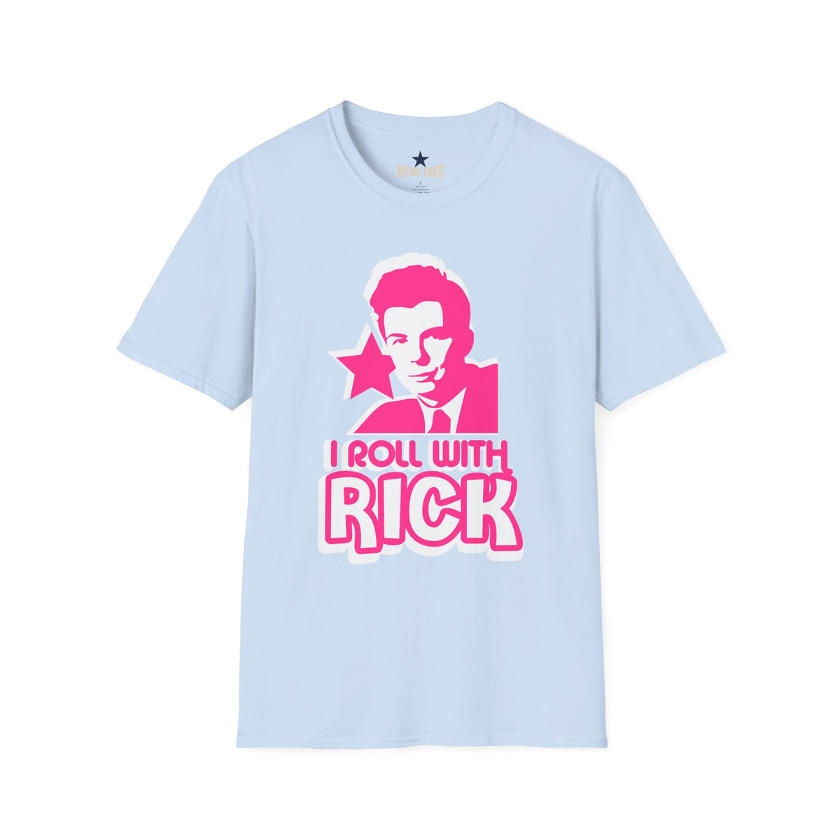 Revotees Rick Astley Unisex Softstyle T-Shirt - alternate view 8