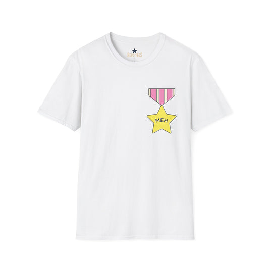 Revotees Meh Medal Graphic Funny Casual Award Shirt T-Shirt - alternate view 2