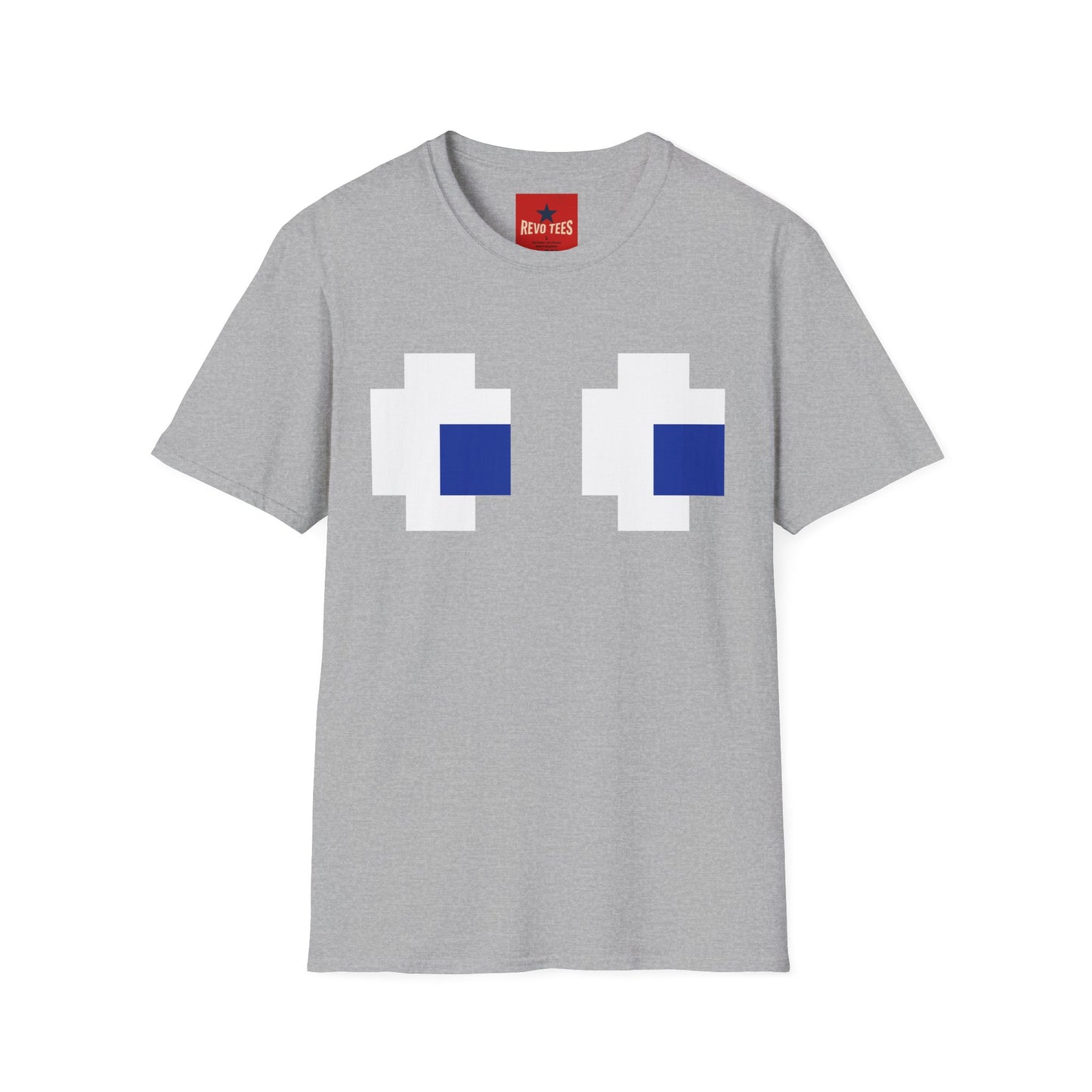 Pixel Eyes T‑Shirt — Retro 8‑Bit Gaming Graphic Tee
