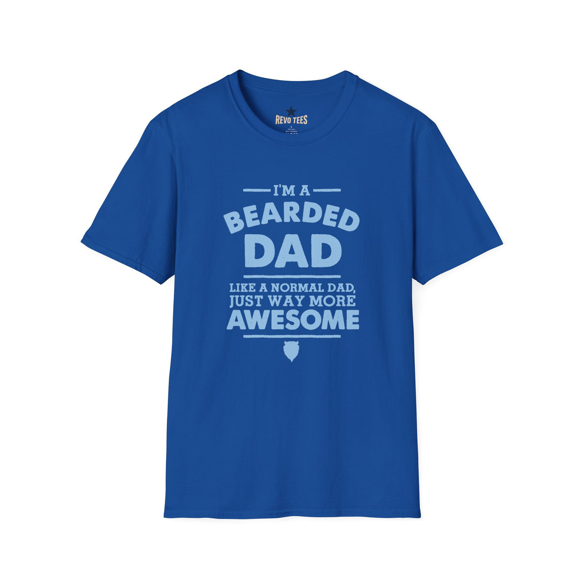 Revotees Bearded Dad Im a Bearded Dad Funny Fathers Day T-Shirt - alternate view 9