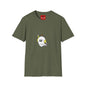 Ghost with Crown T‑Shirt — Cute Retro Cartoon Halloween Tee