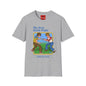 My First Knife Fight T-Shirt — Retro Dark Humor Graphic Tee