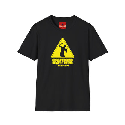 Caution - Throwing Shapes - Unisex Softstyle T-Shirt