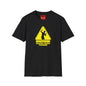 Caution - Throwing Shapes - Unisex Softstyle T-Shirt