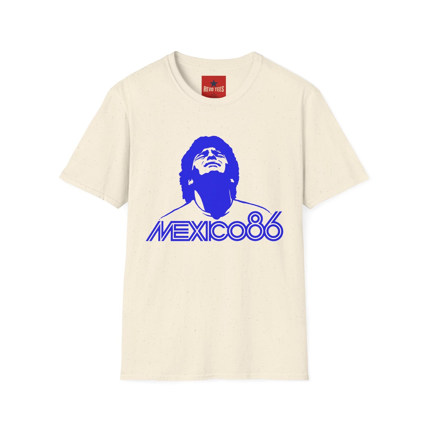World Cup 2026 - Mexico 86 Soccer Legend T-Shirt — Retro Maradona Style Graphic Tee