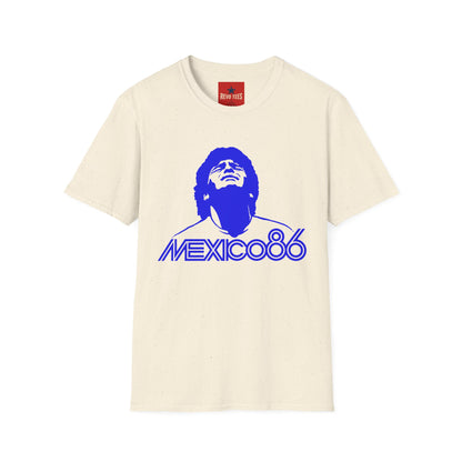 World Cup 2026 - Mexico 86 Soccer Legend T-Shirt — Retro Maradona Style Graphic Tee