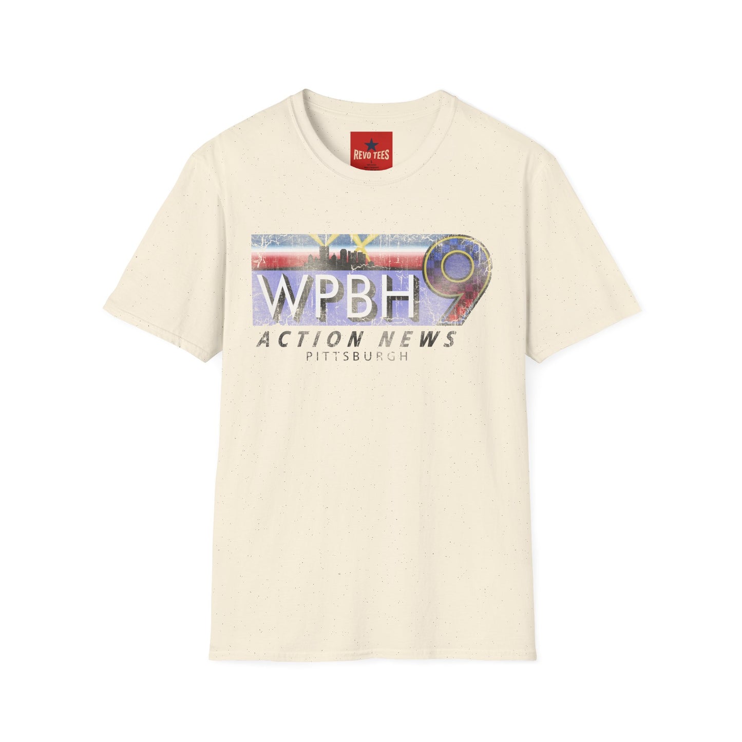 WPBH 9 Action News Pittsburgh T-Shirt — Retro Local TV News Logo Tee
