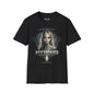 REVOTEES Hybrid Alien Graphic Tee — "I Associate With" Sci‑Fi Cosmic Portrait Shirt