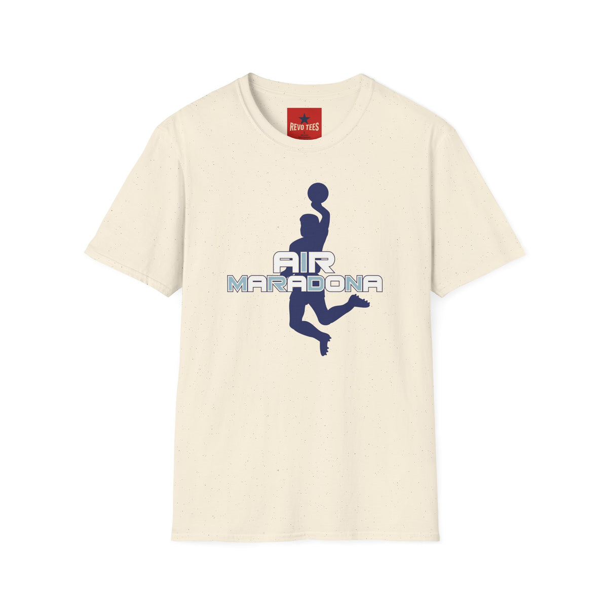 Revotees Air Maradona Retro Soccer Silhouette T-Shirt - alternate view 5