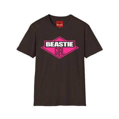 Beastie Girl T-Shirt — Retro Pink Diamond Graphic Tee