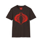 Cobra Emblem T-Shirt — Distressed Retro Snake Logo Tee