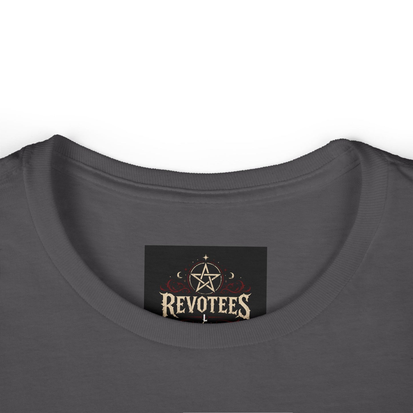 Revotees Skull Tee — Women's Gothic Americana Graphic T‑Shirt