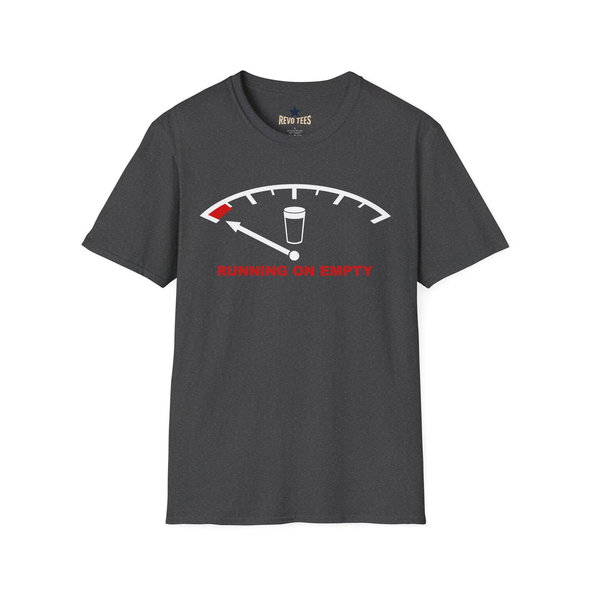 Revotees Running on Empty Unisex Softstyle T-Shirt - alternate view 5