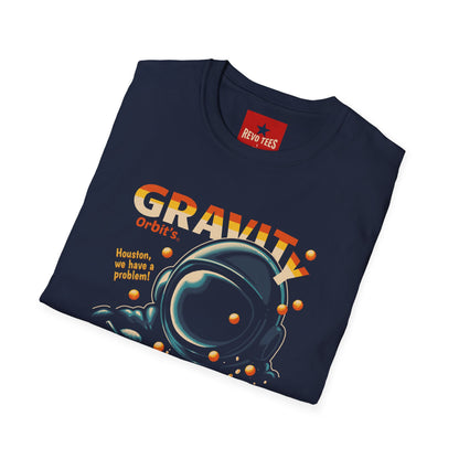Gravity Orbit Astronaut T-Shirt — Retro Space Graphic Tee