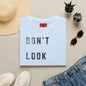 Don't Look Back In Anger T-Shirt — Retro Oasis Song Lyric Tee