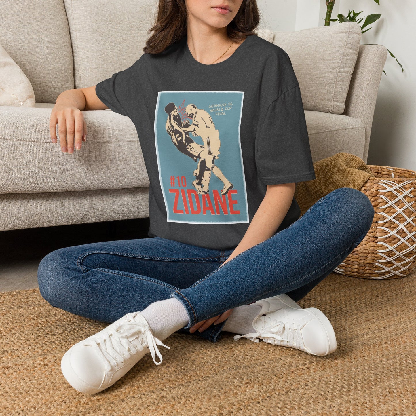 World Cup 2026 - France Headbutt Soccer T-Shirt — 2006 World Cup Retro Football Tee
