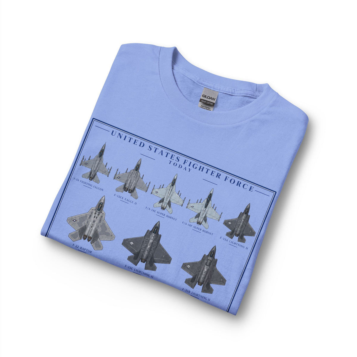 USAF Selection Today's Fleet of Fighter Jets - Long Sleeve Tee