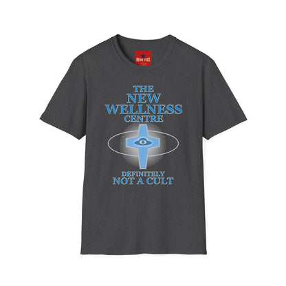 The New Wellness Centre T-Shirt — 'Definitely Not a Cult' Graphic Tee