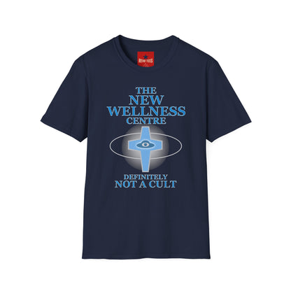 The New Wellness Centre T-Shirt — 'Definitely Not a Cult' Graphic Tee