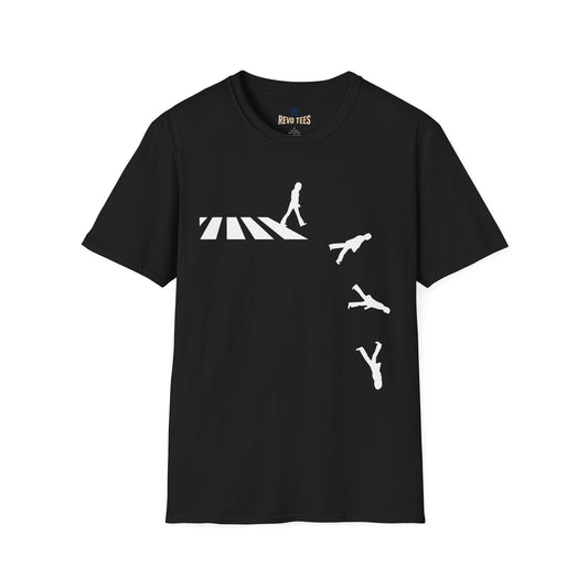 Revotees Beatles Zebra Crossing Funny Unisex Softstyle T-Shirt