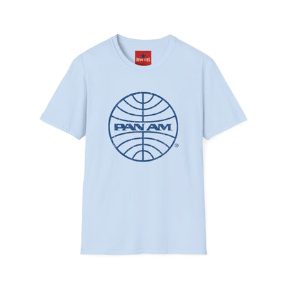 Pan Am Retro Logo T-Shirt — Vintage Airline Travel Tee