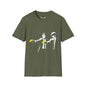 Revotees Banksy Pulp Fiction Banana Standoff T-Shirt - alternate view 4