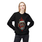 Skull Santa Crewneck Sweatshirt — Horror Christmas Graphic