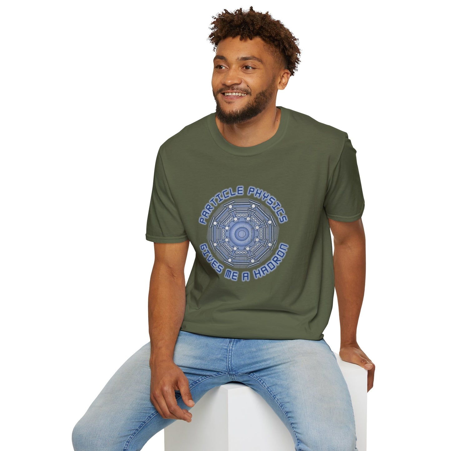 Particle Physics Gives Me a Hadron T-Shirt